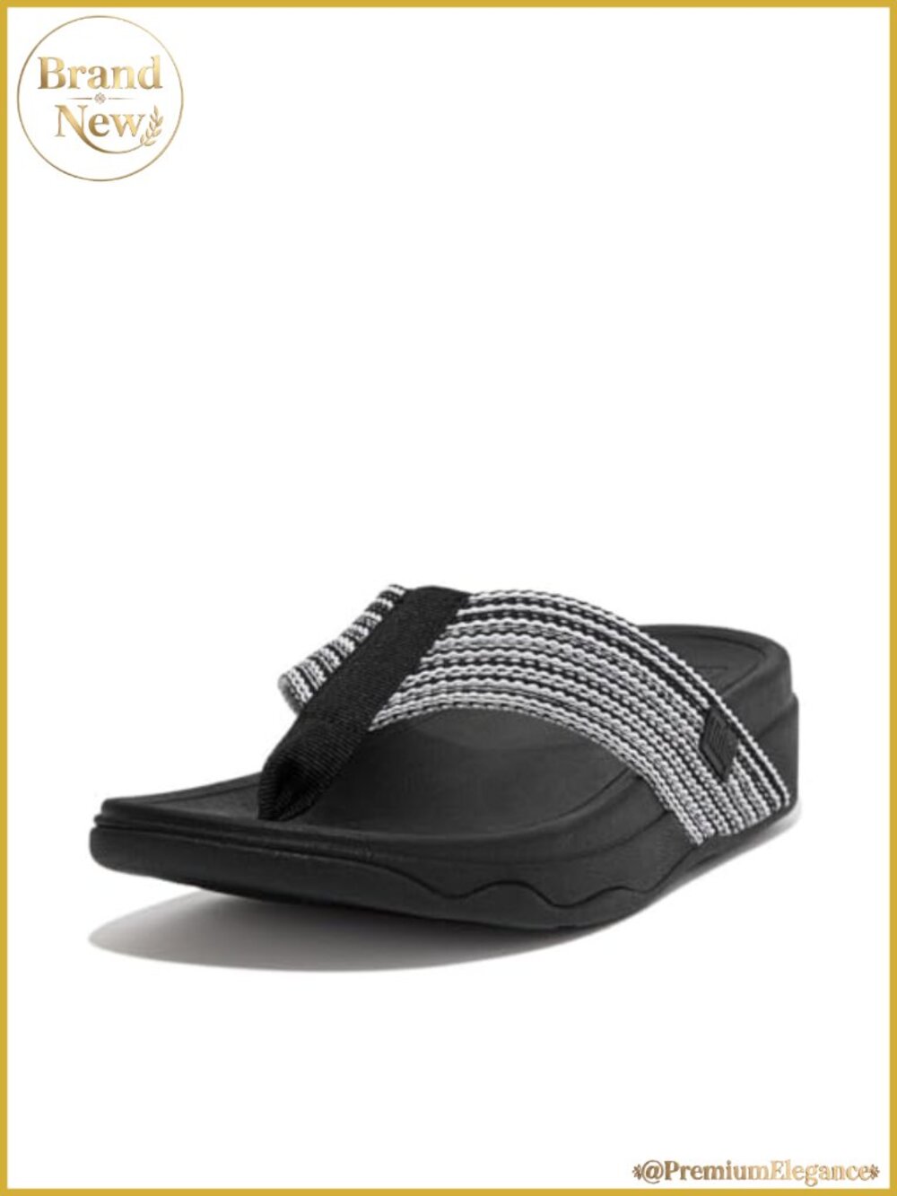 FitFlop Surfa Webbing Toe-Post Sandals Cushioned Comfort Slip On Casual